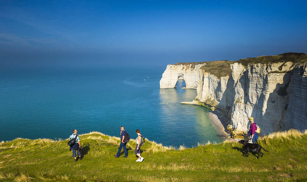 Camping avec accueil randonneurs en Normandie - Etretat-Tilleul-®CDT76-V.Rustuel