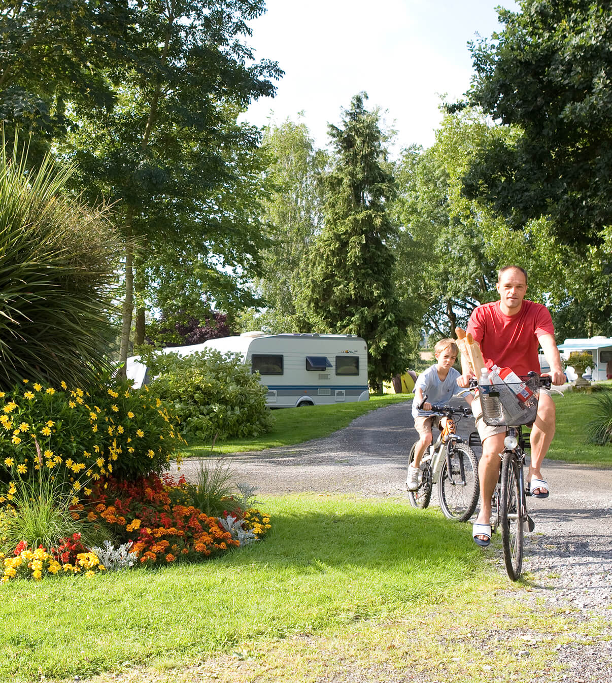 Campings normands - accueil cyclotouriste et familiale