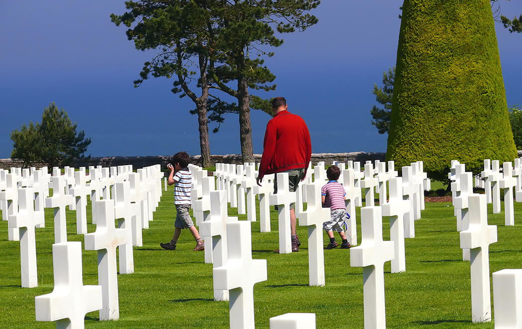 Colleville sur Mer - Cimetière militaire - ®CALVADOS-TOURISME_LIBRE